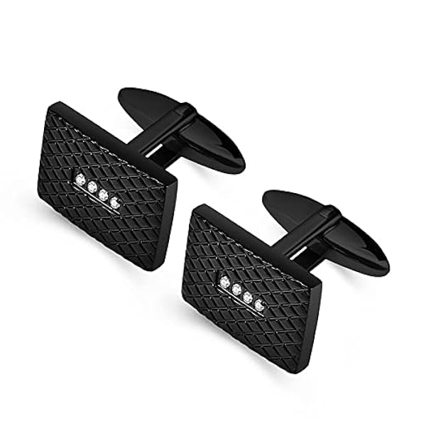 ZWEBY Manschettknappar män zirkon män manschettknappar kostym skjorta manschettknappar manschett för bröllop affärer