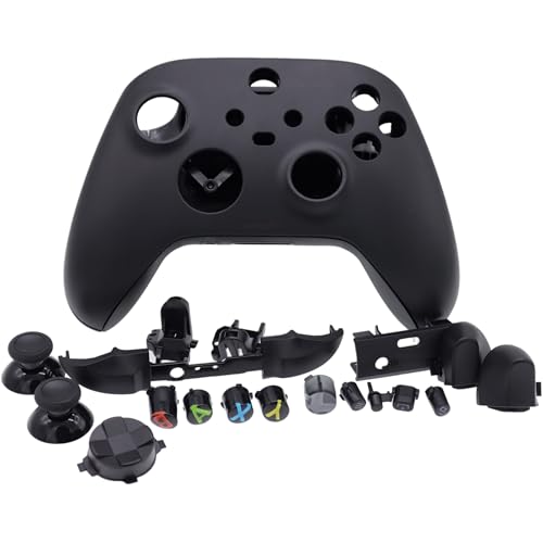 Image of Deal4GO FULL Housing Shell kit w /Trigger Buttons Thumbsticks Bumper D-pad replacement for Xbox Series X|S Controller - Black, M1140515