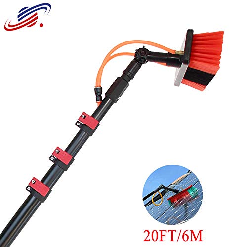 AOLI Limpieza de paneles solares y fotovoltaicos Automóviles Caravana Camiones Autocaravanas y autobuses Lavado de autos Cepillo de agua, 6M, 6M,6m