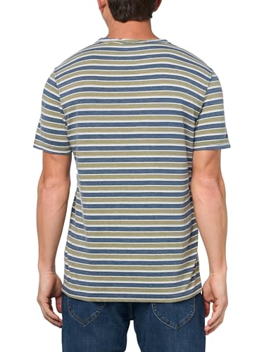 Lucky Brand Men's Venice Burnout Stripe Notch Neck2