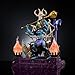 Masters of The Universe Masterverse Skeletor Action Figure and Throne Set, Motu Toy, Lighted Throne, Detachable Hood and Cape, 2 Rod Accessories, HXX63
