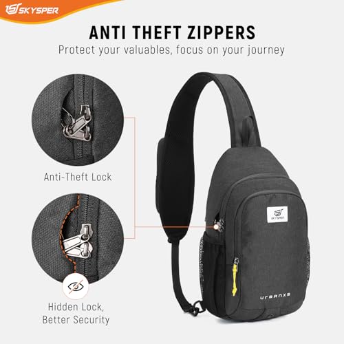 Bolso cruzado antirrobo SKYSPER ligero para senderismo miniatura 4