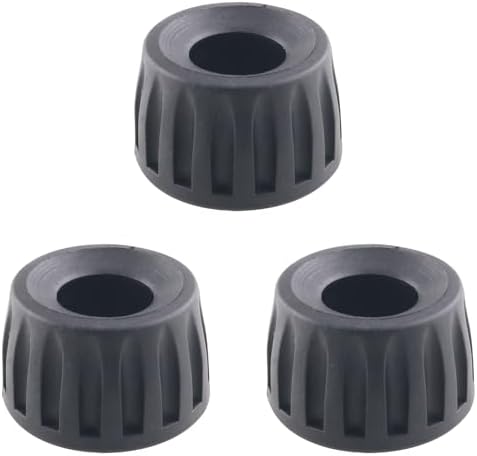 3PCS Rubber Tripod Feet Accessory (15mm) for Camera Non Slip Tripod Replacement Provides Stability for Indoor and Outdoor Shooting Black image 5