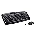 Price comparison product image Logitech MK330 Wireless Keyboard and Mouse Combo, QWERTZ German Layout - Black