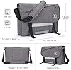 OIWAS Messenger Bags for Men Men's Shoulder Bags Waterproof 14 Inch Work Bag for Men Laptop Satchel Bag Men Anti Theft School Travel Grey #1