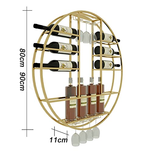 Étagère de stockage de vin murale gain de place 90cm