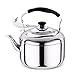 LTCTL Bollitore 4L / 5L Whistling Tea Bollitore Pot Teiera in Acciaio Inox Grande capacità con Manico in Gomma Bottiglia Bollitore per Bottiglia per Stufa a Gas Teiere (Dimensione : 5L)