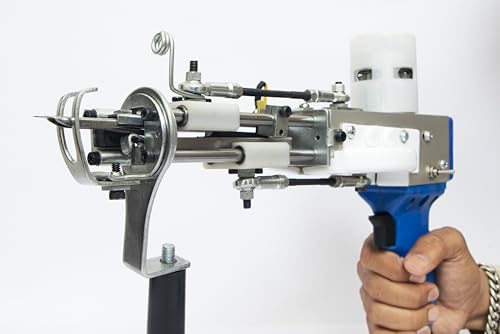 Image of Duo NK01 2-in-1 Electric Tufting Machine /Gun for Rug Making, Carpet Weaving Machine Best Industrial Rug Making Tufting Tools, Perfect for Beginners and Professionals (Blue)