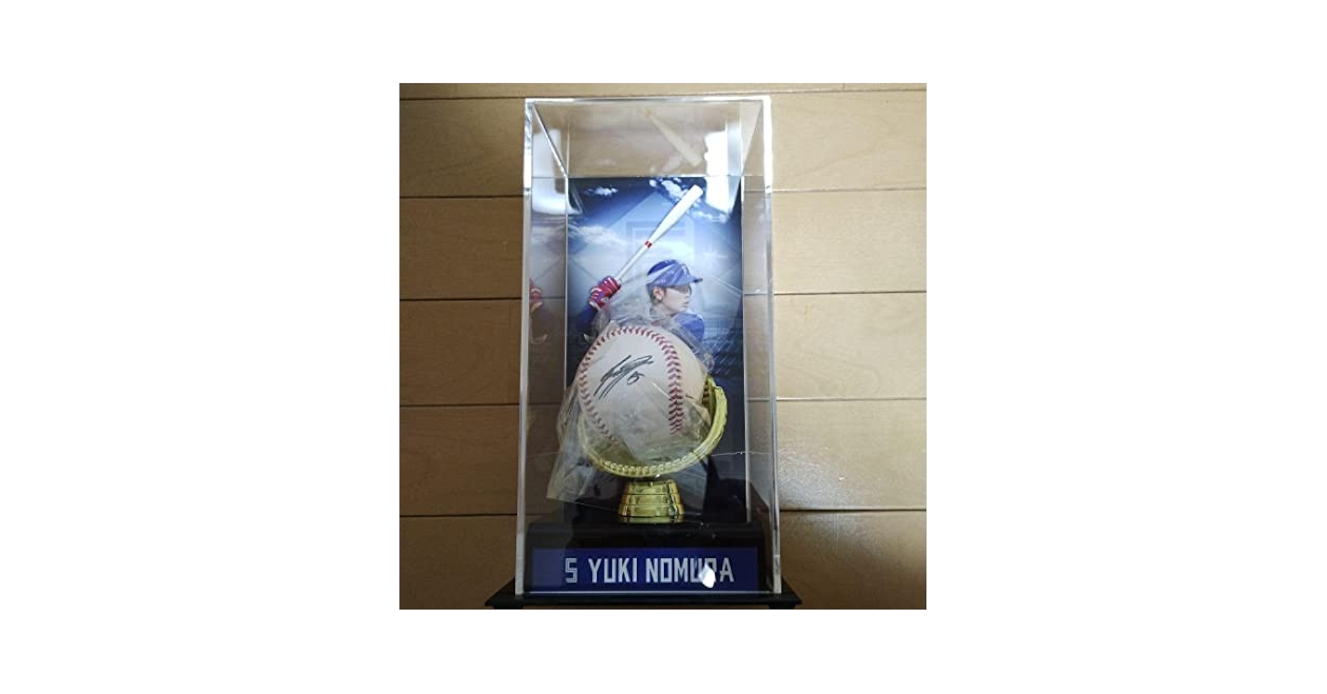 野村佑希 北海道日本ハムファイターズ 球団公認ロゴ入り 直筆