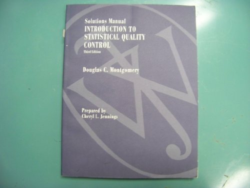 Statistical Quality Control 3e Sol