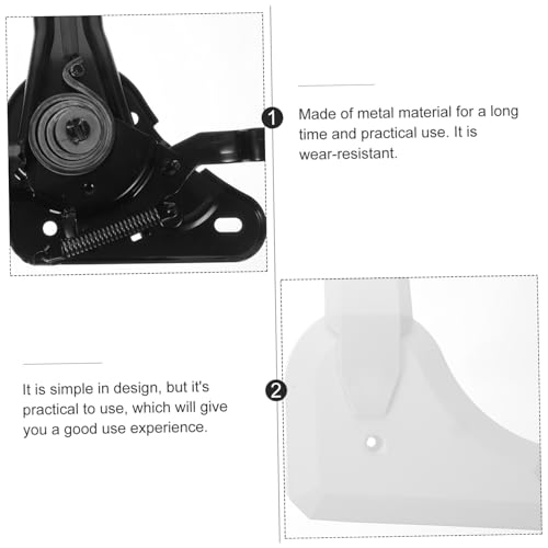 Accessoire métallique solide pour ajuster l'angle d'une chaise rotative - 7