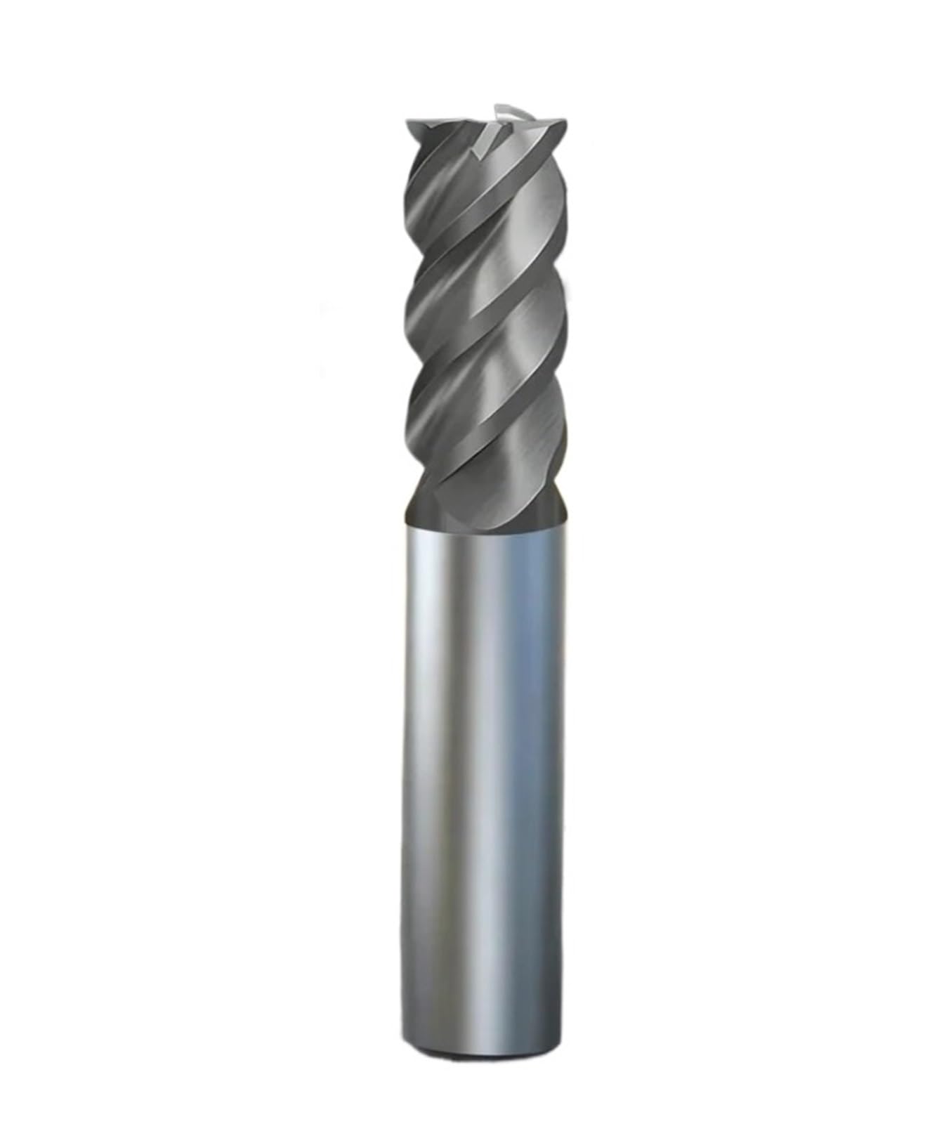 Fresa Hrc55 de 4 flautas, herramienta acero tungsteno con revestimiento aleación, fresadora Cnc, herramientas fresado final, 1 Uds | 8.0x45x8x150