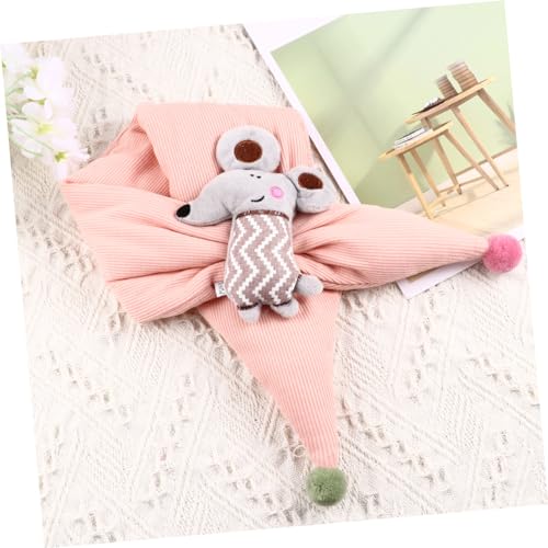 Pack de 2 bufandas cruzadas para niños en color rosa informal 2