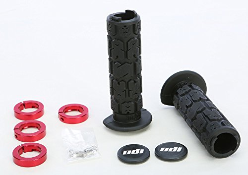 Odi Rogue Atv Lock-On Grips - Thumb Throttle (130Mm) (Red) #TOP12