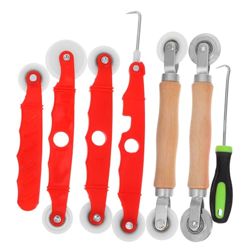 Beaupretty スクリーンローラー工具 点 網戸交換用 アルミ圧条 フラットスプライン対応 窓用修理キット 人間工学設計 耐久性高く家用改善に