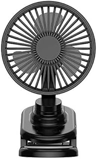 Ventilador USB portátil de Dawan, pequeño ventilador para escritorio, cochecito, silla de ruedas, dormitorio, camping, hogar, oficina, camping, picnic, deportes, excursiones, sacudidas, 1 unidad