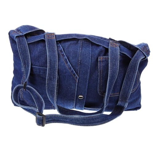 Sac bandoulière denim grand sac à main cabas rétro pour vos sorties en extérieur