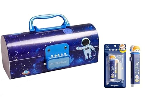 Image of Kawaii Stationery Combo Set for Girls | Kawaii Pencil Case Pouch with Zipper & Push Pull Eraser with Refills Back to School Supplies Gift for Kids