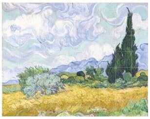National Gallery A Wheatfield, With Cypresses IXXI Poster 180 X 140 cm