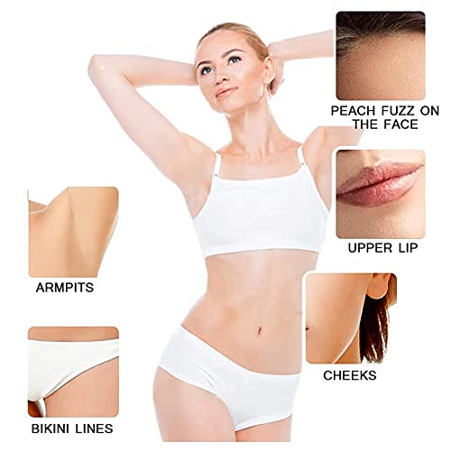 Langya 24 Strips Face Hair Removal Wax Strips, Hair Removal Wax Paper Set, Hypoallergenic All Skin Types, Facial Hair Removal For Women, Perfect For Fragile Facial Areas And Allergic Skin #TOP2
