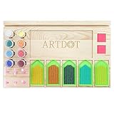 💎【Tragbare Diamond Art Workstation】 Mit einer Dicke von 635 g und 20 mm ist sie der perfekte Begleiter für unterwegs und lässt sich leicht in einer Hand mitnehmen oder aus einer Tasche nehmen, wenn Sie Lust auf Diamantmalerei haben.
