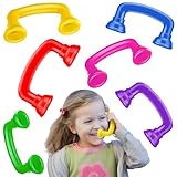 Honoson 6 Pcs Whisper Reading Phones Auditory Feedback Reading Phone Classroom Hear Myself Sound Phone Colored Speech Therapy Toy Tool for Children Accelerates Fluency and Pronunciation
