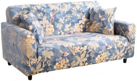 Miniatura 6 de Celevingne Funda Elástica para Sofá Estampada Funda para Sofá Protector de Sofá para Sofá de 4 Plazas Funda Elástica para Sofá con 1 Funda de