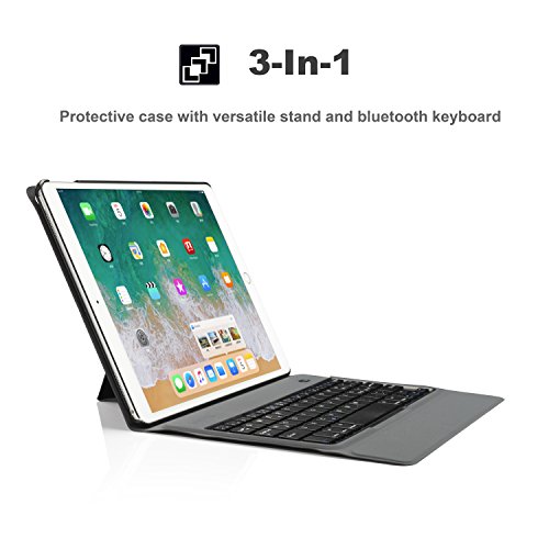 OMOTON Custodia con Tastiera Bluetooth Compatibile...