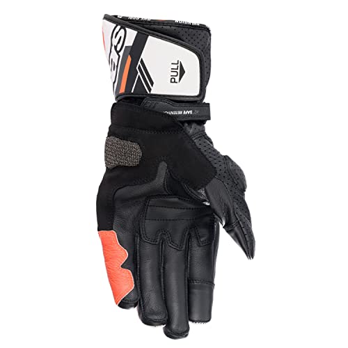Image of Alpinestars SP-8 V3 Men's Street Motorcycle Gloves - Black /White /Red Fluo / 3X-Large