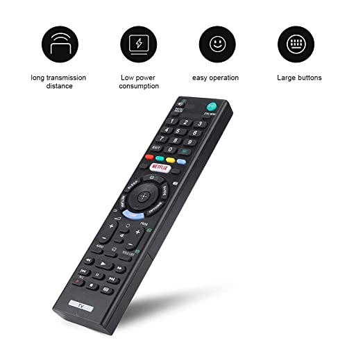 Image of VNQ Remote Compatible with Sony Bravia Tv Remote RMT-TX201P, RMT-TX202P, RMT-TX300P, Your Old Must BE EXACLTY Same