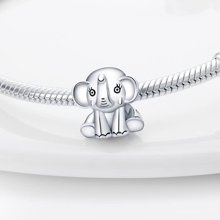 Miniatura 2 de LIGHTDOG 925 Sterling Silver Beads Charms fits Pandora Charm Bracelets for Woman Cartoon Avatar Dangle Pendant Bead,Girl Jewelry Beads Gifts for