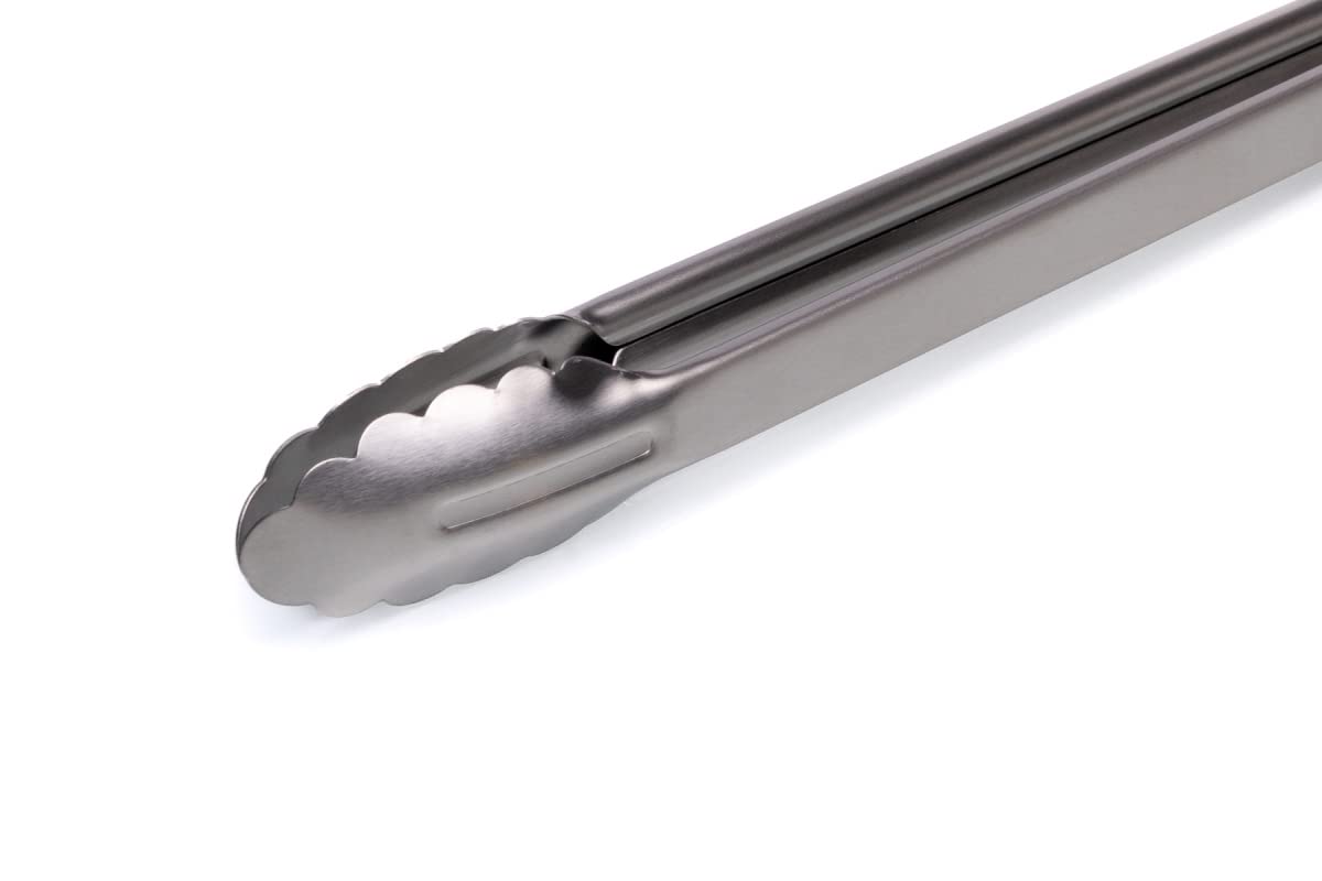 Pott & Flamme XXL 56 cm Grillzange mit Karabiner extra lang und sicher Küchen Besteck