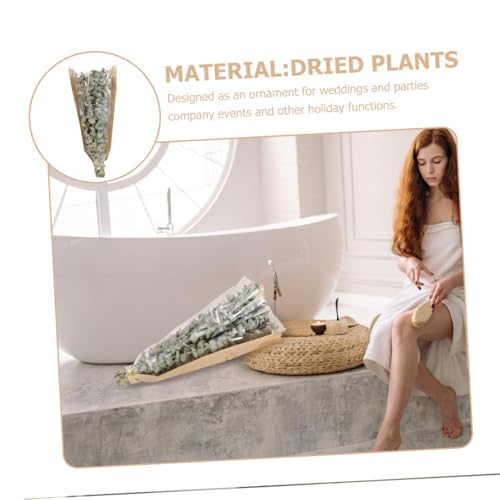 Ramo de flores secas de eucalipto y lavanda para baño miniatura 3