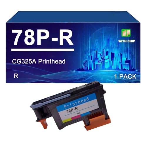Tête d'impression remplacement 78P-R CG325A bloc jet d'encre rouge pour imprimante couleur