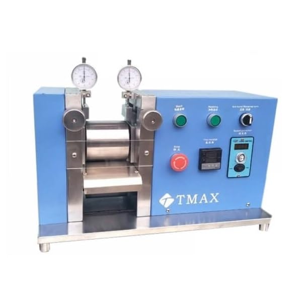 TMAXCN Brand Electrode Heat Rolling Press Calendering Machine for Lithium Battery Electrode Making (Roller Size 100 * 300)