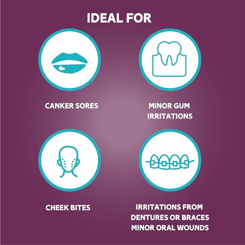 image for Oracoat CankerMelts Canker Sore Treatment - Stick-On Pain Relief Melts