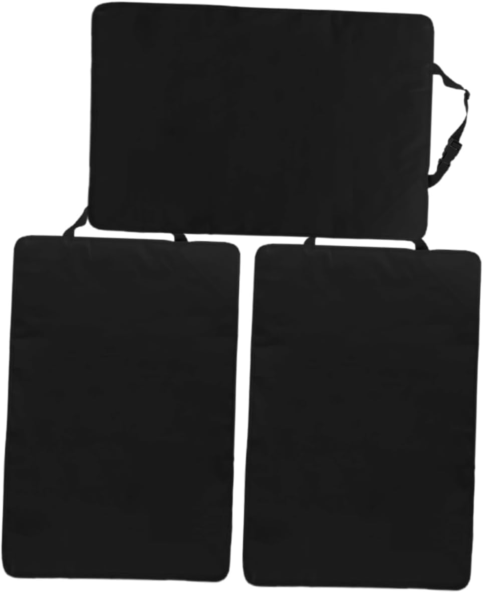 SECFOU 3pcs Car Seat Back Protector Pad Kick Mat for Boys and Girls Oxford Cloth Car Seat Cover Fit Easy to Install