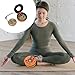 Kisangel Brass Meditation Cymbal Bell Compact Handcrafted Percussion Instrument for Yoga and Religious Ceremonies with Carrying Bag Brass Material for Adults and Meditation Practice