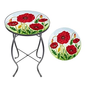 MUMTOP Mohnblumen Beistelltisch