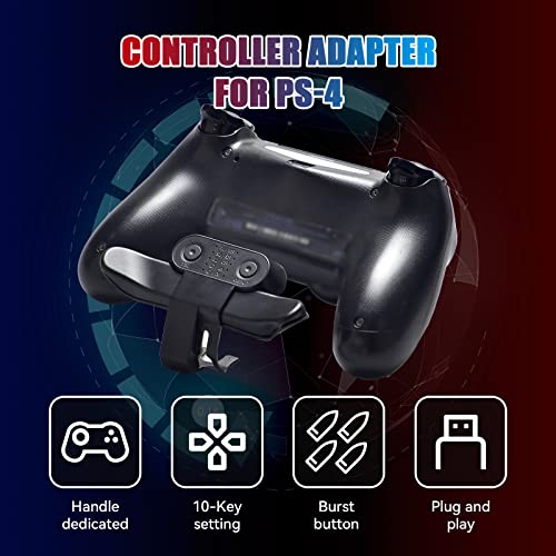 Image of Semaiki Strike Pack for PS4 Controller,Back Button Attachment Dominator Mod Kit Compatible with PS4 Controller, Paddles with Turbo & Memory Function, Plug and Play