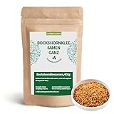 DAMAICHUHAI Bockshornkleesamen ganz (400g) - Ganz natürliche Fenugreek Samen für indische Gewürze & Tee - Aromafrisch im Aromabeutel