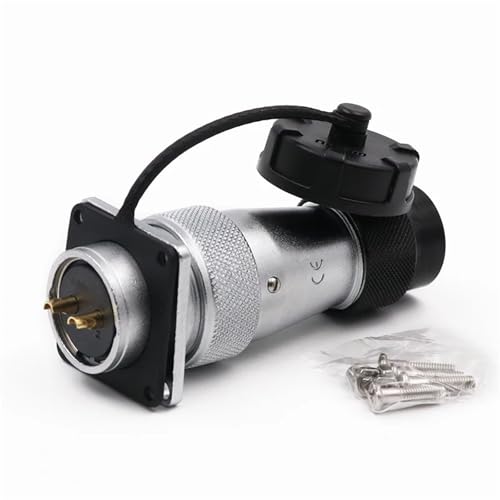 Conector de 3 pines WS24 automotriz ideal para paneles de energía solar 4