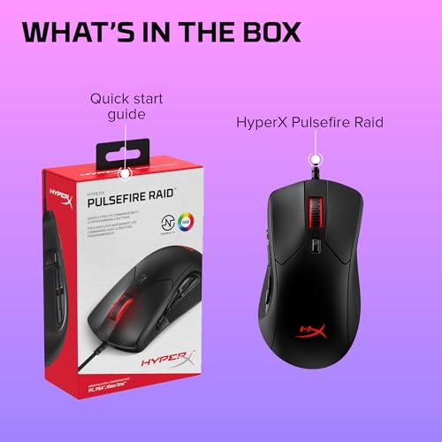 Pulsefire Raid, Mouse Gaming Cablato, Illuminazione RGB, 11 Tasti Programmabili, Fino a 16000 DPI, Resistenza fino a 20 Milioni di Clic, Design Ergonomico, Nero - Mouse gaming - Immagine 10
