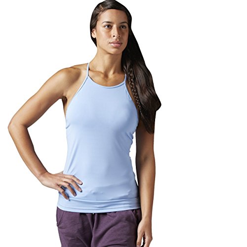 Sujetador deportivo Reebok Y Long P para mujer en color negro