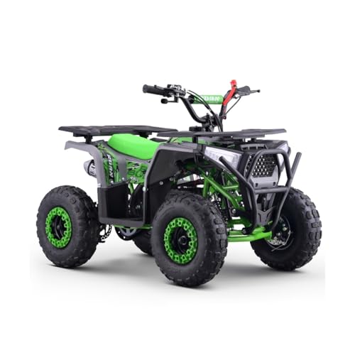Mini Quad I-Bull de Gasolina 49cc, Tipo ATV para niños, Verde, (Gasolina Mezcla) niños de 4 a 10 años