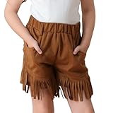 Assorti : laissez votre petite cowgirl briller dans ce petit short à franges. Ils sont si charmants avec sa botte et un joli t-shirt