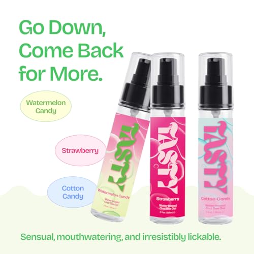 Image of IntiMD Tasty Watermelon Candy Water Based Flavored Edible Oral Gel, 2 Ounce, for Men, Women and Couples