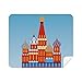 Russia National Symbol Kremlin Pattern Cleaning Cloth Screen Cleaner 2pcs Suede Fabric