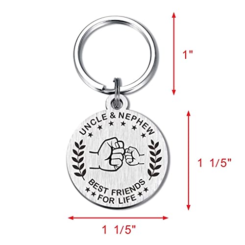 Mxrsdf Uncle Gifts, Uncle Keychain, Uncle Key Ring #TOP2