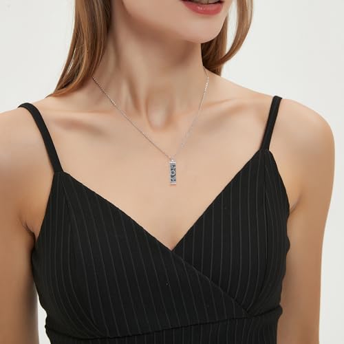 Sterling Silver Ashes Cremation Pendant Necklace Urn for Ashes Sterling Silver Jewelry for Women4